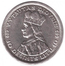 Dešimt litų Vytautas didysis 1936m. (55 €)