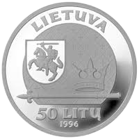 Sidadrinės LB kolekcinės monetos (20-700€)